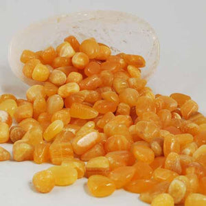Burattato Calcite Gialla