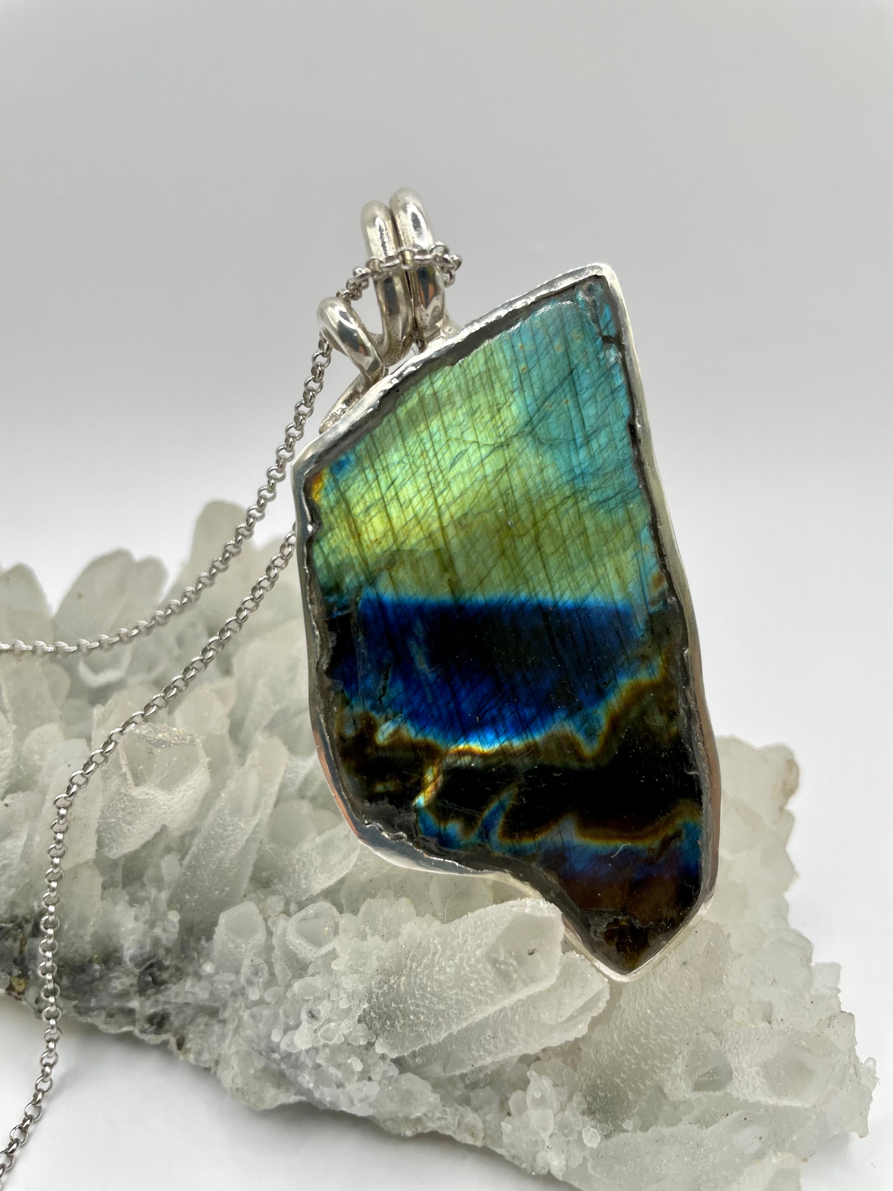 Pendente in Labradorite