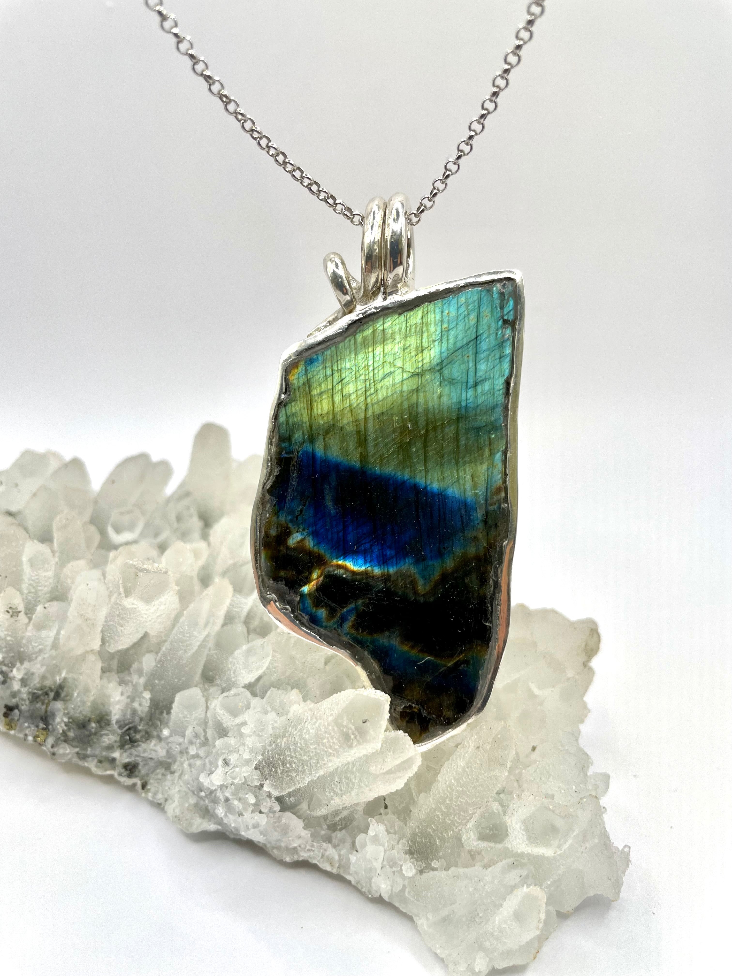 Pendente in Labradorite